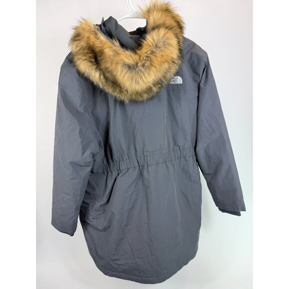 The North Face Women's Plus Size 2X Arctic Parka Down Coat Vanadis Grey - Picture 4 of 7
